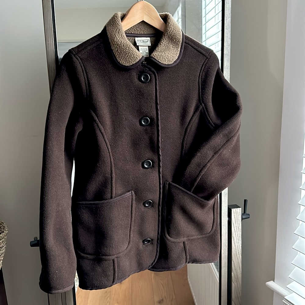 L.L. Bean Brown & Tan Jacket | Button-down
